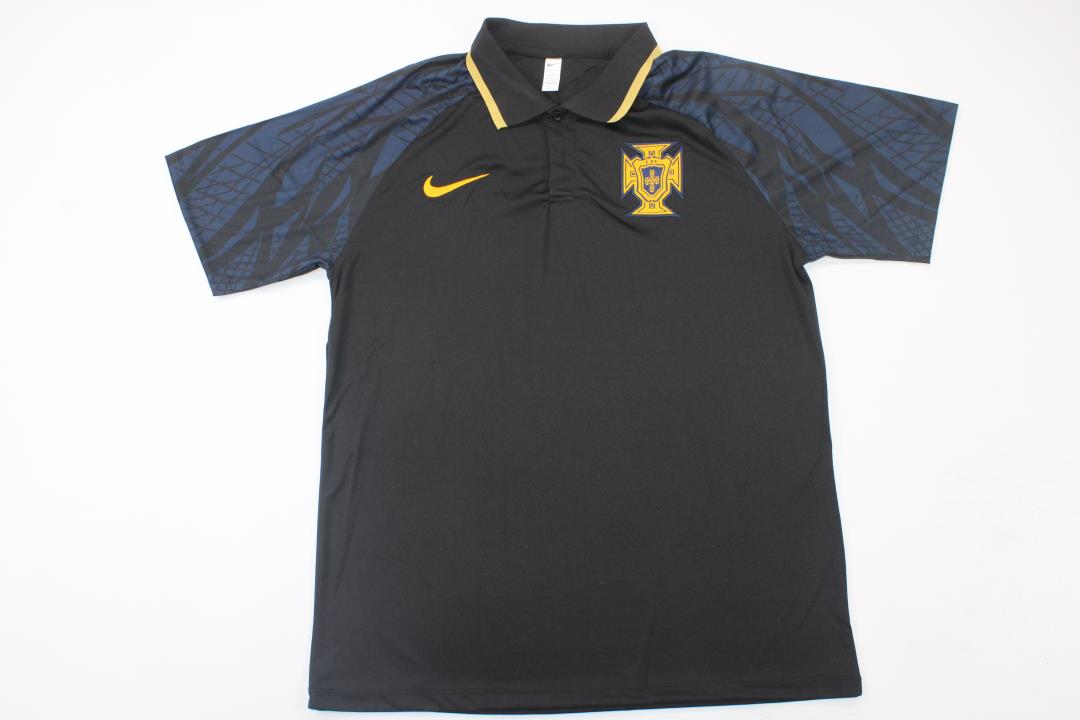 AAA Quality Portugal 22/23 Black Polo Shirt